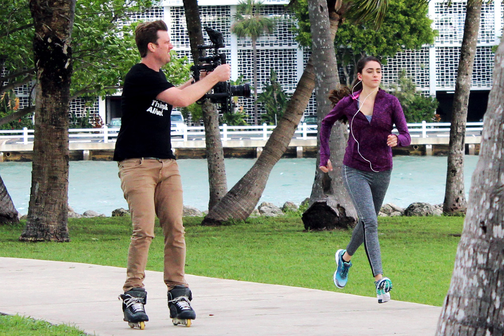 Rollerblading with Movi Rig | Video Production in Miami FL