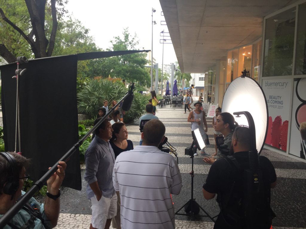 Video Production Services Outdoor Mall Behind The Scenes